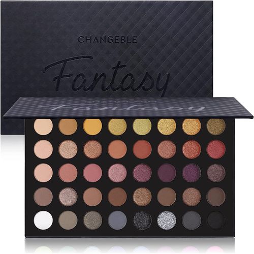 Asas-Fard À Paupières 40 Couleurs Smoky Nude-Palette Maquillage Yeux Longue Durée-Palettes De Maquillage Shimmer Matte Hautement Pigmentées 