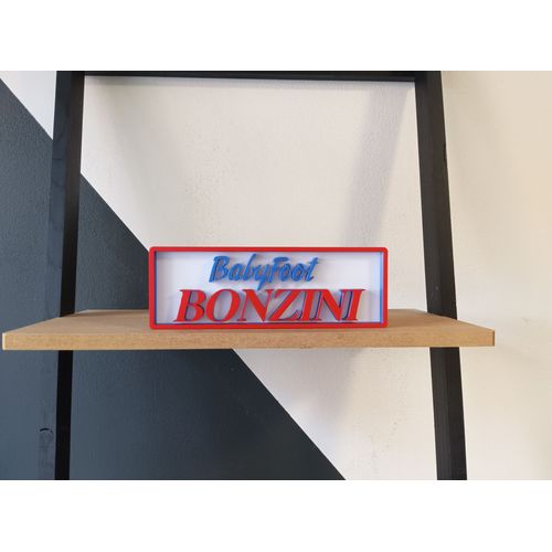plaque decorative / gameroom / babyfoot bonzini