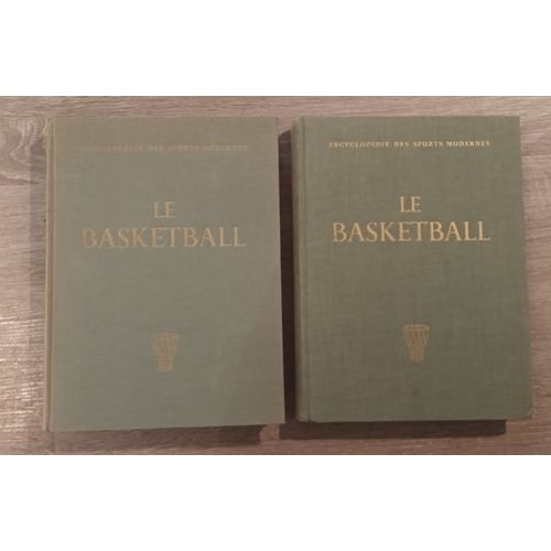 Le Basketball Encyclopédie Des Sports Modernes 1955 /En 2 Volumes . Envoi Uniquement Par Colissimo Ou Mondial Relay Suivi