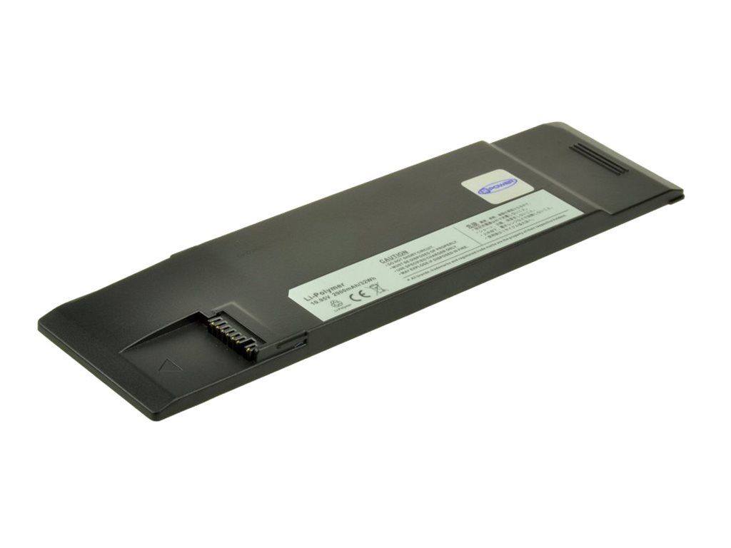 2-Power Main Battery Pack - Batterie de portable - lithium-polymère - 2900 mAh - pour ASUS Eee PC 1008P Seashell, 1008PB