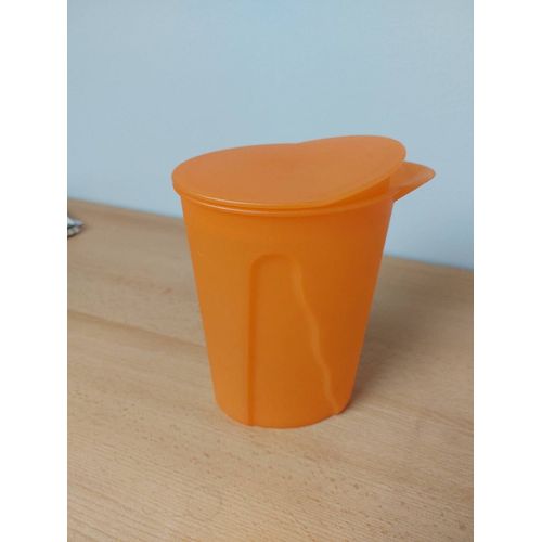 Pichet Tupperware Orange 1 Litre Très Bon État