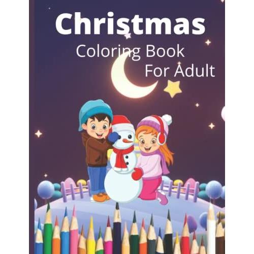 Jesmine's Christmas: A Festive Theme With Coloring Book For Adult