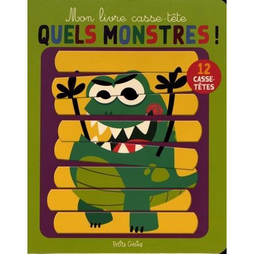 Mon Livre Casse-Tête Quels Monstres !