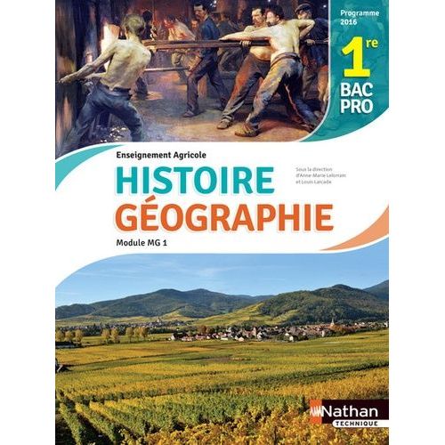 Histoire Et Géographie Module Mg 1 1re Bac Pro Enseignement Agricole