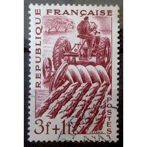 Métiers 1949 - Agriculteur 3f+1f (Très Joli N° 823) Obl - France Année 1949 - Brn83 - N32440