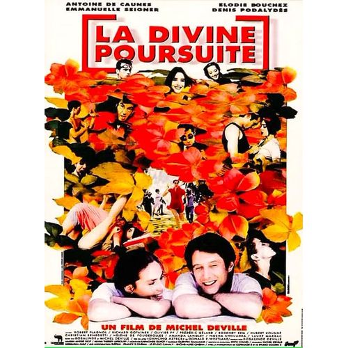 *** La Divine Poursuite De Michel Deville - 1997 - Antoine De Caunes - Emmanuelle Seigner - Elodie Bouchez - Denis Podalydès - Affiche Cinéma Originale Pliée - 60 X 80 - Très Bon Etat ***