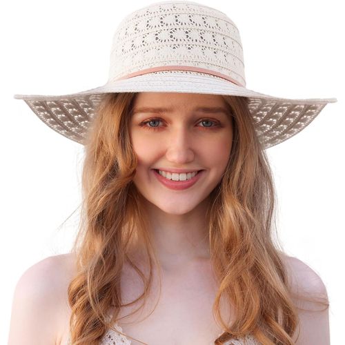 Asas-Chapeau De Paille Pliable Pour Femme-Protection Uv-Chapeau De Plage À Large Bord