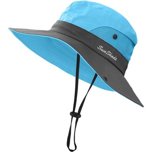 Asas-Chapeau De Soleil D'été Pour Queue De Cheval Pour Femme-Résistant Aux Uv-Pliable-En Maille-Large Bord