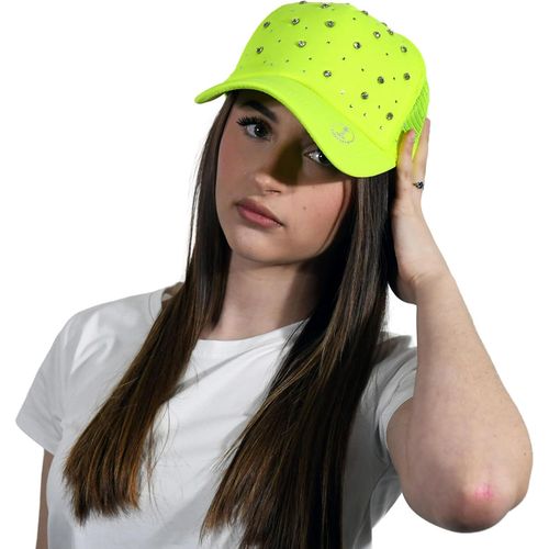 Asas-Casquette Glam Star Pour Femme Avec Strass Et Cristaux|Baseball D'été Respirant|Look Sportif Et Glamour