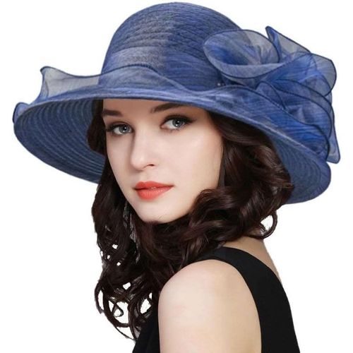 Asas-Chapeau Bibi En Organza Pour Femme-Chapeau Melon Pour Cocktail,Thé,Mariage