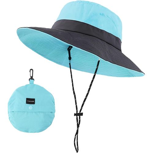 Asas-Chapeau Anti Uv Femme,Chapeau Femme Soleil,Chapeau Femme Pliable,Upf 50+,Étanche|Protection Solaire|Séchage Rapide,Plage,Piscine,Camping,Pique Nique,Alpinisme,Pêche,Voyager(Rose)