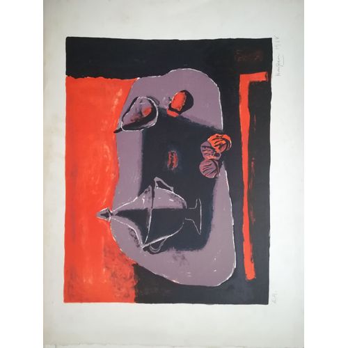 Lithographie Henry Hayden - Nature Morte À La Soupière - Épreuve D'artiste