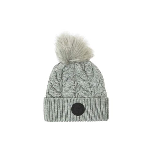 Bonnet Guess Pompon Femme Gris