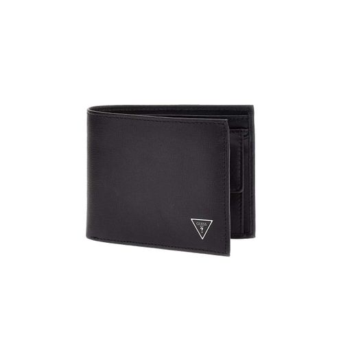Portefeuille Guess Certosa saffiano Homme Noir