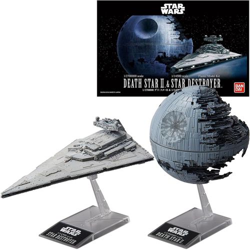 Naeryut-Bandai 01207 Model Kit Star Wars Death Star Ii And Imperial Star Destroyer