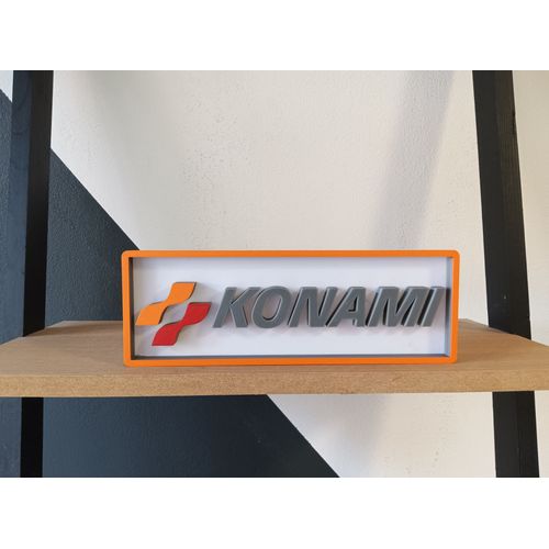 plaque décorative / gameroom / konami
