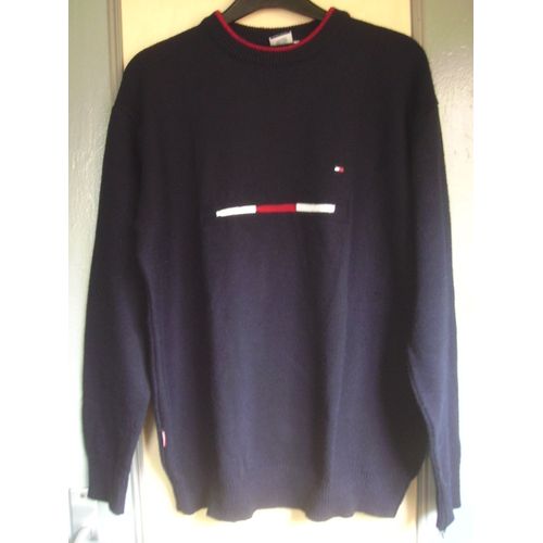 Pull Tommy Hilfiger - Bleu È Taille Xl