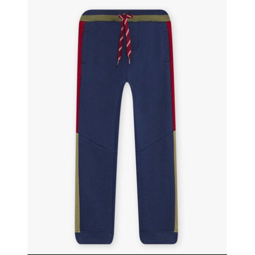 Jogging Bleu Marine À Détails Kaki Et Bordeaux (Sergent Major)