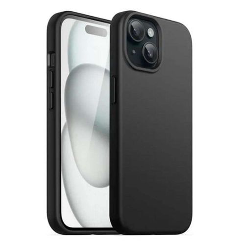 Coque Pour Apple Iphone 15 Plus - Housse Etui Silicone Gel Fine + Film Ecran - Noir