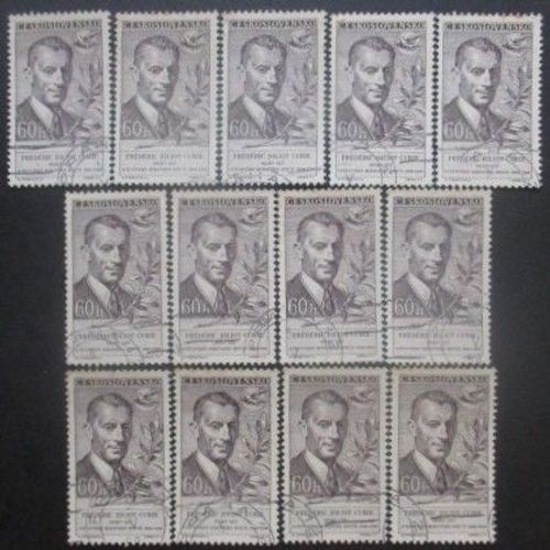 Tchecoslovaquie N°1016 X 13 Oblitéré