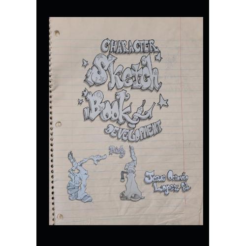 Rad Ricky Sketch Book: 2d Video Game Sketch Book
