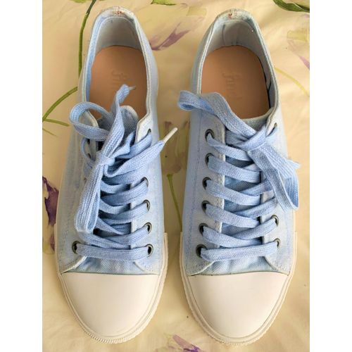 Basquettes Find En Jean Bleu Ciel - Pointure 38 - Baskets Confortables Unisexe