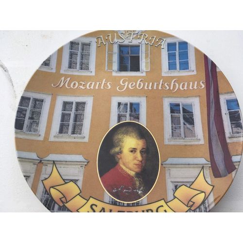 Assiette Decorative " Mozart " - Autriche