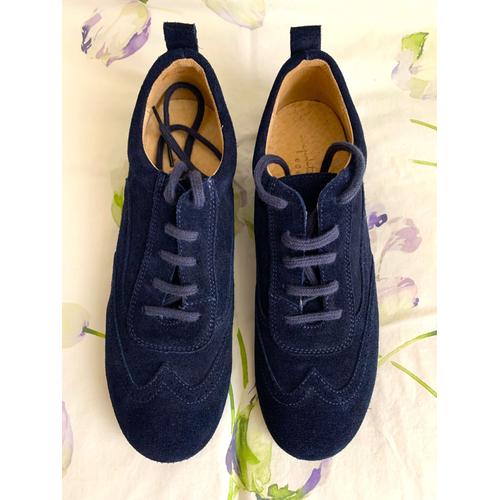 Chaussures Six Pieds Trois Pouces - Pointure 37 Bleu Marine - Derby Kopa Mixte Avec Lacet