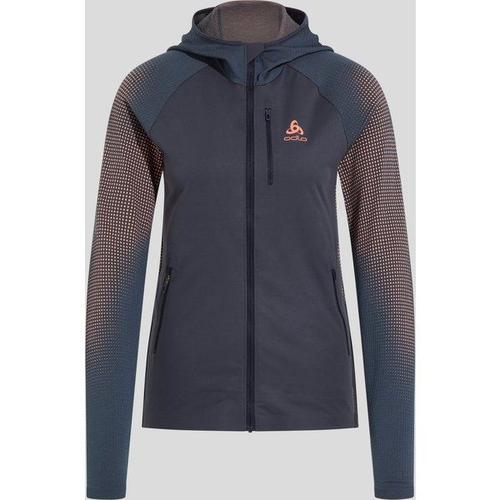 Odlo Veste À Capuche X-Alp Performance Knit Pour Femme, Xl, Orange - Xl