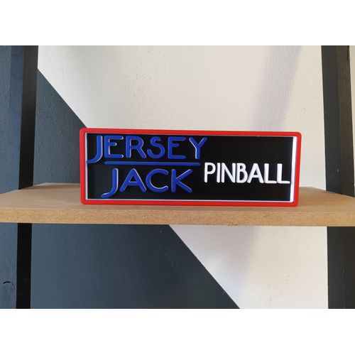 plaque décorative / gameroom / jersey jack pinball