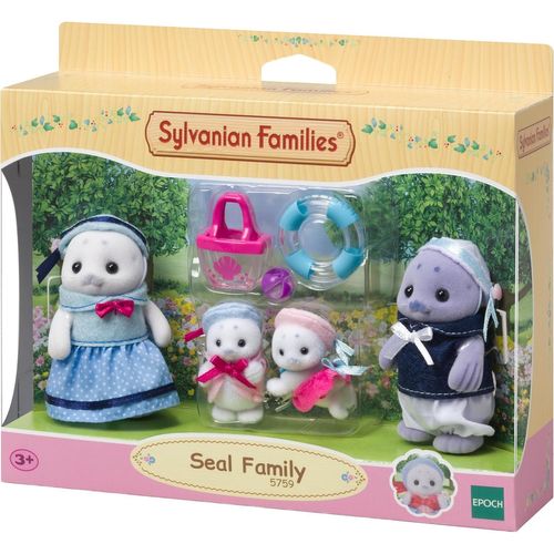 NAERYUT-The Seal Family-Immerse Yourself In The World Of The Sylvanian Family-Miniature Animal Figurines-Toy For Children Ages 3+ To Stimulate Children'S Imagination-5759