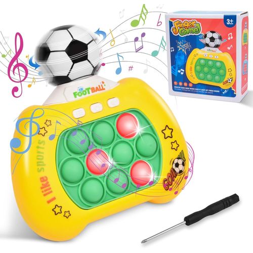 NAERYUT-Pop It Game Jouets Sensoriels,Contrôleur Rotatif De Jeu De Football Pop Fidget,Tap Tap Smart Fidget Toys,Jeu Lumineux Pop It,Puzzle Pop Bubble Game Controller Machine Cadeau Amusant