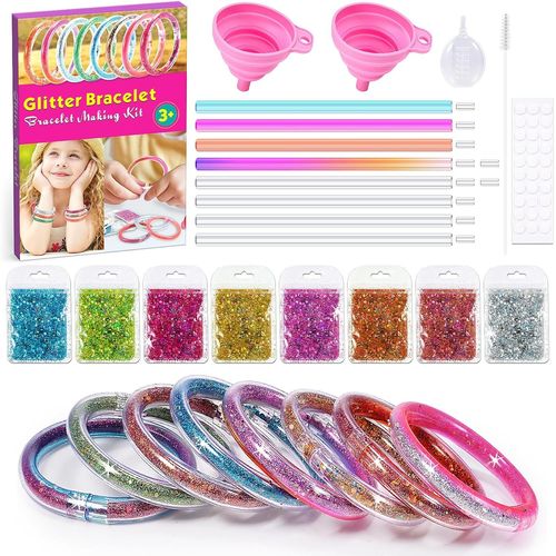NAERYUT-Cadeau Fille 6 7 8 9 10 11 12 Ans,Activites Manuelles Pour Enfants Kits De Loisirs Créatifs Jouet Fille 6-10 Ans Kit Bracelet Fille Jeux Enfant 6 8 Ans Idee Cadeau Ado Fille Creation Enfant