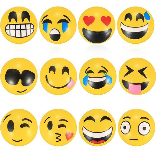 Lzijun Lot De 12 Balles Anti-Stress Pour Enfants Et Adultes, Petits Cadeaux Et Cadeaux D'invités Pour Anniversaire D'enfant [2069]