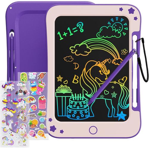 Tablette Dessin Enfant Jouets Enfant 3 4 5 6 7 Ans Garçon Fille,Tablette d'écriture LCD 8,5 Pouces Ardoise Magique,éducatifs[3877]