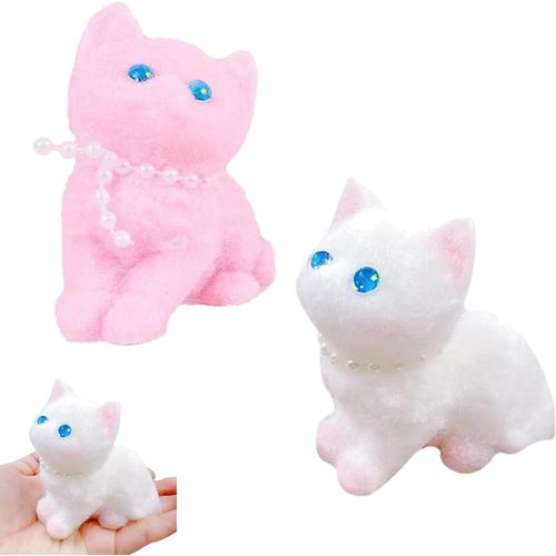 Lot de 2 jouets à presser pour chat Taba Squishy, Fufu Squishy, jouet anti-stress, convient aux enfants et aux adultes, soul[3890]