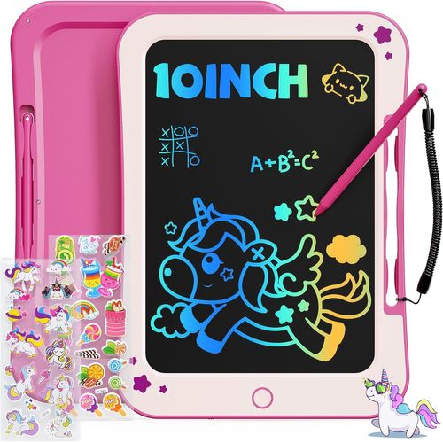 Tablette Dessin Enfant Jouets Enfant, 10 Pouces Ardoise Magique, 3 4 5 6 7 Ans Garçon Fille,Tablette d'écriture LCD, éducati[3878]