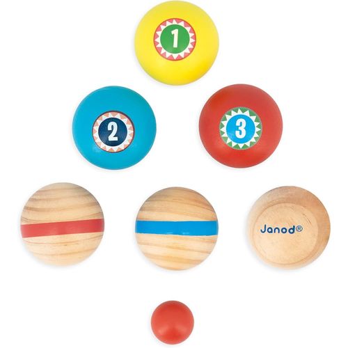- Jeu De Pétanque Enfant Applepop - Jeu D'adresse - 6 Boules De Pétanque + 1 Cochonnet + 1 Sac - Jeu Plein Air Enfant - Joue[3303]
