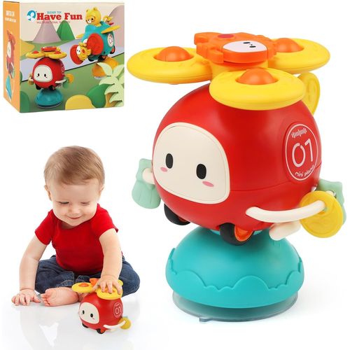 Jouet Ventouse Chaise Haute Dès 6-12 Mois,Montessori Sensoriels Jouet Eveil Bebe 1er Age, D'éveil Jouet Bain Bébé Cadeau Enf[3913]
