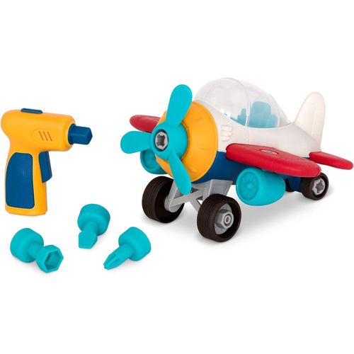 Wonder Wheels by v - Avion Démontable- Jouet avec Perceuse pour Enfants de 3 Ans et Plus (27 pièces)[144]