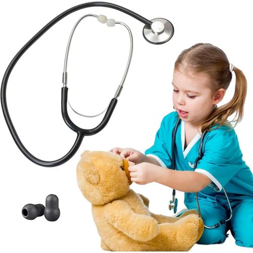 Stéthoscope Enfant Jouet,Stéthoscope Factice,Stéthoscope Bleu,Mini Stéthoscope,Jouet de Stéthoscope de Travail pour Cosplay,[1461]