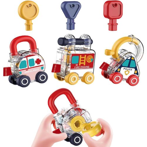 Clés Et Serrures Jeux Enfants,Voiture Jouets Montessori 2 3 4 5 Ans Bébés Educatif Précoce Sensoriel Forme Match Jouet Éduca[874]
