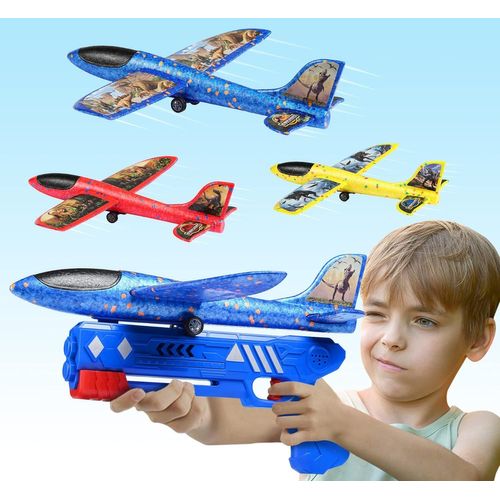 Avion Polystyrene Planeur Jouet Garcon 3 4 5 6 7 8 9 Ans Jeux Exterieur Enfant 3-9 Ans Cadeau Anniversaire[1529]