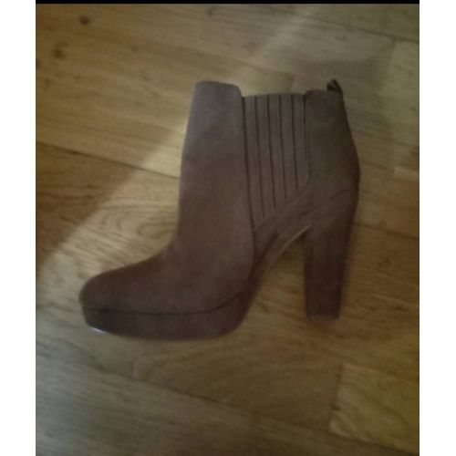 Bottines En Daim Marron - 40