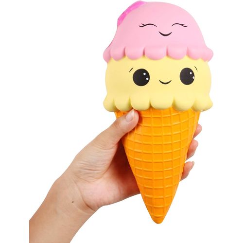 23cm Squishy CôNe CrèMe GlacéE Parfumé Grande Jouets Anti-Stress Fantaisie 1 Pcs[610]