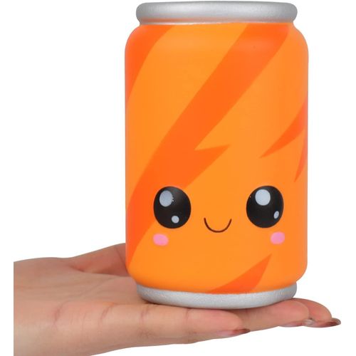 Jouet Squishies Orange Can de 4,7 Pouces Kawaii Jouet Mou Lente Remontée Aliments Squishy Soulagement du Stress pour Enfants[618]