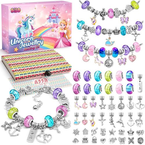 Idee Cadeau Fille 6-13 Ans, DIY Bijoux Enfants, Jouet Fille 7 8 9 10 11 12, Activites Manuelles pour Enfants, Loisirs Créati[1884]