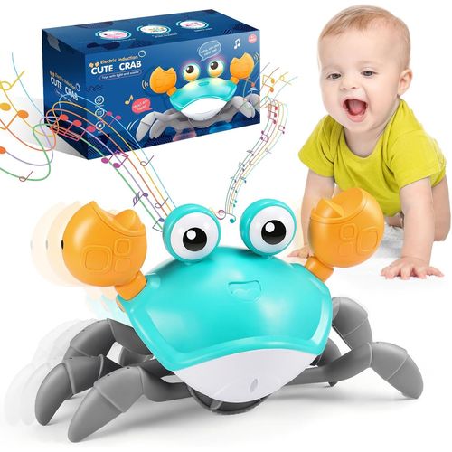 Crabe Qui Marche Bebe, Cadeau Enfant 1 2 Ans Garcon Fille Jouet Bebe 6 7 8 9 10 Mois Jouet Enfant 1 an Crabot Le Crabe Rampa[702]