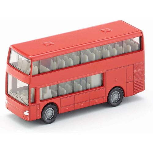siku 1321, Bus à Impériale, métal/plastique, Rouge, voiture jouet pour enfants[442]