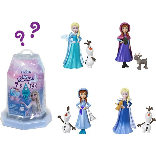 Disney la Reine des Neiges Ice Reveal Mini-poupées avec gel Squishy Ice et 6 surprises, dont un personnage du film et des él[4175]